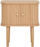 House Nordic Nikko éjjeliszekrény, 2 ajtóval, natúr 45x40x50, 5 cm (2402070) - leziter