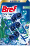 Bref PRÉMIUM WC frissítő 3X50g - Eukaliptusz (Color Aktiv)