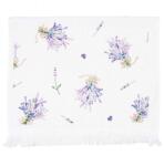 Clayre & Eef Levendulás konyhai kéztörlő - 66x40 cm - Lavender Garden (VR-CTLAG)