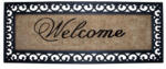 Clayre & Eef Lábtörlő Welcome 45x120cm, kókusz, gumis szélű Welcome