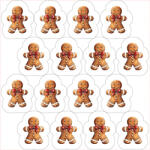 Takoy Pamut panel a karácsonyi díszekhez - mézeskalács