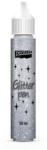 Pentart csillámtoll 30ml - Ezüst (18686)