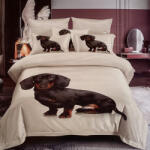 idealisotthon 7 részes fotónyomtatott ágyneműhuzat - fekete tacsi (IO-SY-BL-PRINT-7-DCHBKLT)