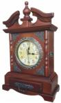 Wall Clock Ceas de Birou „Secret Storage TX-3802 - Eleganță Vintage din Lemn cu Sertar și Detalii Mecanice (TX-3802)