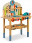 Ricokids Atelier de lucru din lemn cu accesorii incluse, 60 x 30 x 75.5 cm, Ricokids (EDI787600) - piciulica Set bricolaj copii