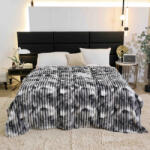 Jojo Home Patura cocolino gofrata 200x230cm Jojo Home, gri-alba-F062 (F062) Patura