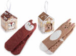 Decorer Set 4 perechi sosete cadou Craciun textil multicolor 36/40 (A16.19.11)