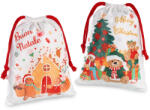 Decorer Set 24 saculeti Craciun textil multicolor cm19, 5x25H (A16.17.54)