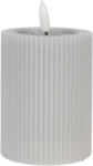 Clayre & Eef Lumanare ceara gri cu led Ø 8x13 cm (6CA0003G)