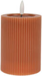 Clayre & Eef Lumanare ceara maro cu led Ø 8x13 cm (6CA0003CH)