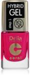 Delia Cosmetics Coral Nail Enamel Hybrid Gel géles körömlakk árnyalat 147 11 ml