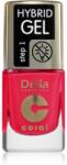 Delia Cosmetics Coral Nail Enamel Hybrid Gel géles körömlakk árnyalat 148 11 ml