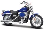 Maisto - HD - Motocicletă - 2006 Dyna Street Bob, albastru metalic, seria 44, blister box, 1: 18 (OLP101231360-23103)