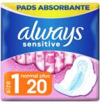 Always Ultra Sensitive Normal Plus (1-es Méret) Egészségügyi Betét , 20 db (157559)