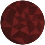 Flair Rugs Covor burgundy țesut manual rotund din lână ø 160 cm Shard Red - Flair Rugs Covor
