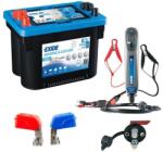 Exide PowerSet Dual AGM EP 450 akkumulátor, töltő és tartozékok készlet
