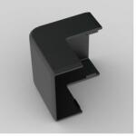 KOPOS Vezetékcsatorna külső sarok fedél 40X20-hez fekete 20mm x 40mm x 90° fedél műanyag LHD KOPOS - 8636_FB (8636_FB)