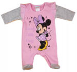  Disney Minnie belül bolyhos hosszú ujjú rugdalózó rózsaszín (56)