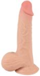 Nature Skin Dildo realist Nature Skin cu piele mobilă și ventuză (18, 7 cm) Dildo