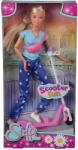 Simba Toys Steffi Love baba rollerrel - Scooter Fun
