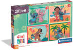 Clementoni Disney Lilo és Stitch, A csillagkutya Ohana Moments 4 az 1-ben puzzle Clementoni (CL21745)