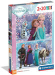 Clementoni Disney Jégvarázs Team Quest 2x20 db-os puzzle Clementoni (CL24825)