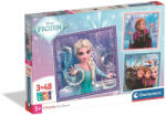 Clementoni Disney Jégvarázs Snowy Bond 3x48 db-os puzzle Clementoni (CL25021)