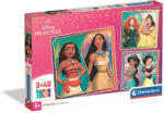 Clementoni Disney Hercegnők Portrait 3x48 db-os puzzle Clementoni (CL25064)