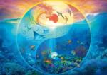 Schmidt Spiele - Puzzle Yin & Yang În domeniul animalelor marine - 1 000 piese Puzzle
