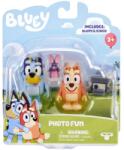 Moose Bluey: Pachet figurine dublu și Bingo la fotografiere (BLU13047) Figurina