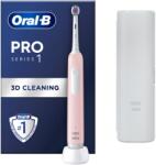 Oral-B Pro 1 Elektromos fogkefe, 3D tisztítás, 1 program, 1 fej, Utazókészlet, Rózsaszín