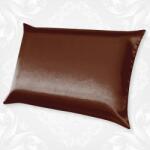 GR80 Csokibarna szatén párnahuzat - minőségi selyem ágynemű