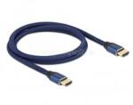 Delock 85446 1m Ultra nagy sebességű HDMI 48Gbps 8K 60Hz kék kábel (DL85446) (DL85446)