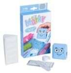 COLOP Bélyegző textilhez, kirakós 'Marky', kék ház, fekete párnával (IC1510600) (IC1510600)