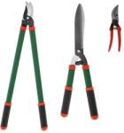 Adler Set Foarfece de gradina, Adler, Ad6805, 21x6x2.8 cm, 52x16.3x3.3 cm, 65.6x22.5x3.3 cm, Otel, Verde (AD6805) Foarfeca de gradina