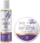 Wooden Spoon Lavender Nights Комплект - Душ гел и Масло за тяло, 200 + 100 ml - ozone