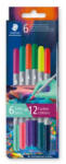 STAEDTLER Filctoll készlet, 1/3 mm, kétvégű, kimosható, '3280', Multiverzum 1, 6 különböző szín (TS3280C6E21) (TS3280C6E21)