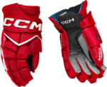 CCM JetSpeed FT8 Pro Red/White Junior Hokikesztyűk 12 hüvelyk