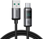 JOYROOM S-A16 Pro Prism Series 66W USB-A - USB-C Cable with Display 1.2m - Black (S-A16 PRO_AC) - vexio