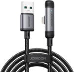 JOYROOM S-A56 EnjoyX Series 90° USB-A - Lightning 3A cable 1.2m - black (S-A56_AL) - vexio