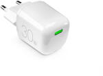 PURO Incarcator de retea GaN USB-C compact rapid 30W Alb (PUFCMTCUSBC30WGWHI) - vexio