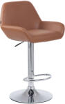  Bárszék - Állítható Magasságú - Műbőr - Világosbarna