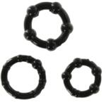 Seven Creations Комплект 3 бр. еластични пенис пръстени Jelly Rings