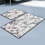 Asir КОМПЛЕКТ 2x Баня MARBLE 60x100 см бяло/черно (AS2028)
