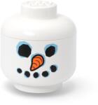 LEGO® Cutie depozitare L cap minifigurină LEGO - Om de zăpadă (40320823) - brickdepot