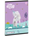 Ars Una Ars Una: Cute Animals - Unikornis mintás vonalas füzet A/5 21-32 (53624482)