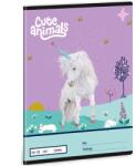 Ars Una Ars Una: Cute Animals - Unikornis mintás sima füzet A/5 20-32 (53614483)