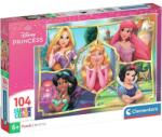 Clementoni Disney Hercegnők 104db-os supercolor puzzle - Clementoni (25057) - innotechshop