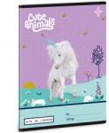 Ars Una Ars Una: Cute Animals - Unikornis mintás 2. osztályos vonalas füzet A/5 16-32 (53594488)