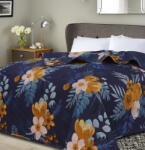  Ágytakaró FLOWERISH HEXAGON sötétkék Méret: 170 x 210 cm